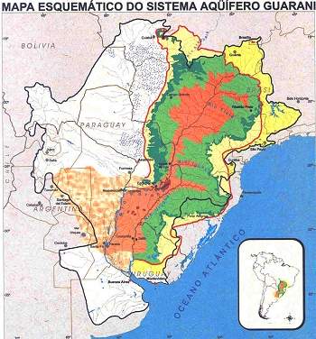 Mapeamento traa caractersticas das guas do Aqufero Guarani