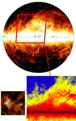 Tapete csmico: filamentos de poeira espacial intrigam astrnomos