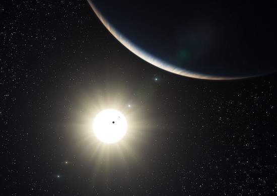 Descoberto novo sistema planetário com sete planetas