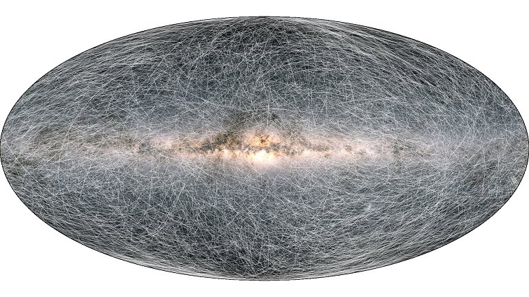 Maior mapa da Via Lctea mostra anticentro e rbita do Sistema Solar
