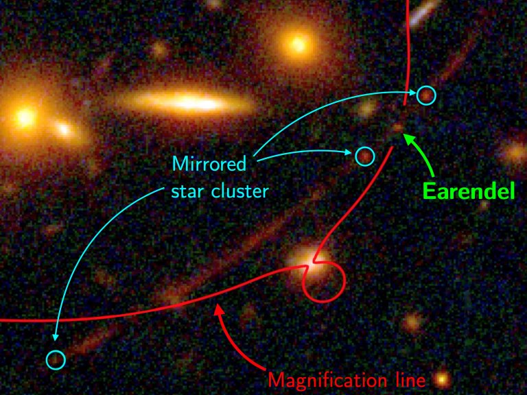 Estrela mais distante j vista  fotografada pelo Hubble