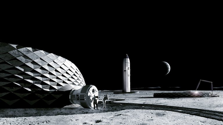 NASA contrata empreiteira para obras na Lua