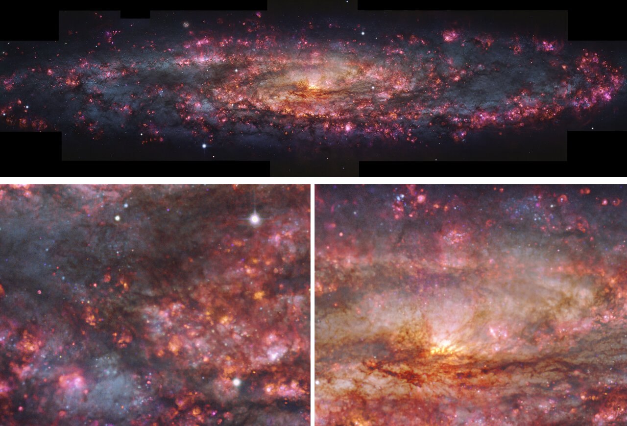 Obra-prima do Universo: Galxia  vista em milhares de cores pela primeira vez