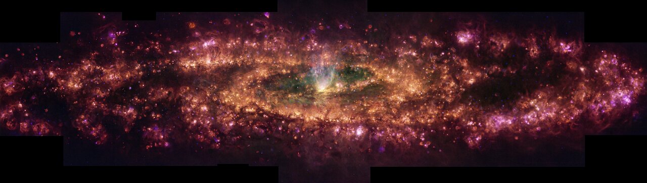 Obra-prima do Universo: Galxia  vista em milhares de cores pela primeira vez