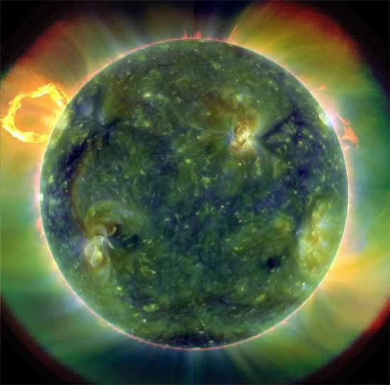 Sonda da Nasa envia imagens inéditas do Sol