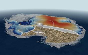 Cryosat faz primeiro mapa da espessura do gelo do rtico