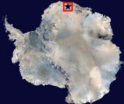 CryoSat revela elevao dos gelos azuis da Antrtida