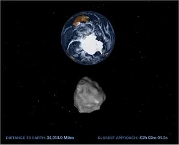 Asteroide bater recorde de aproximao com a Terra