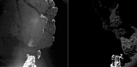 Rob Philae  encontrado no cometa